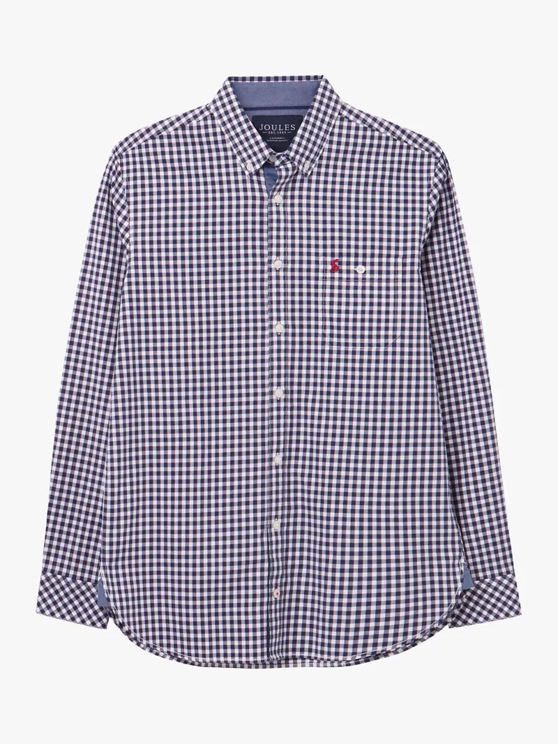 Joules Abbott Classic Blue and White Check Shirt